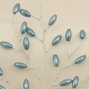 PEARL OVAL PICK 8.5&quot;  BLUE