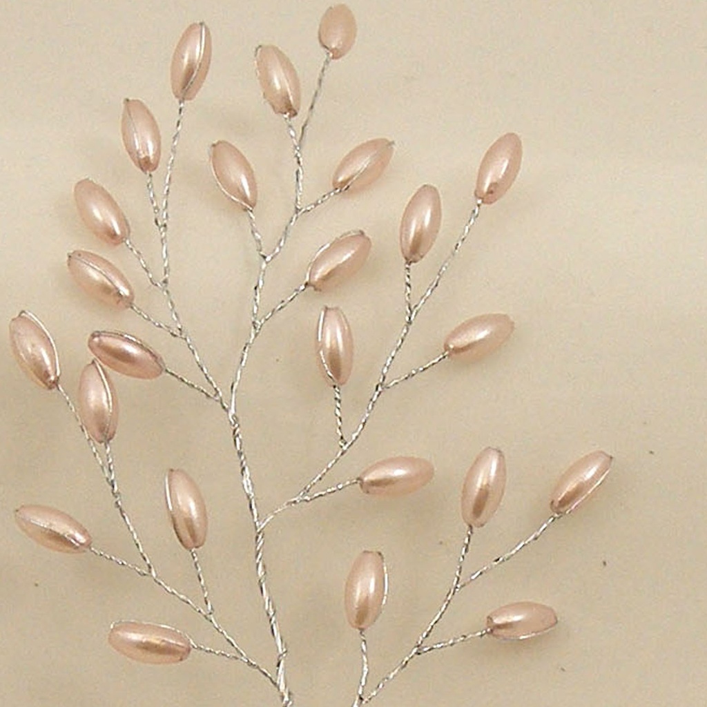 PEARL OVAL PICK 8.5"  LIGHT PINK