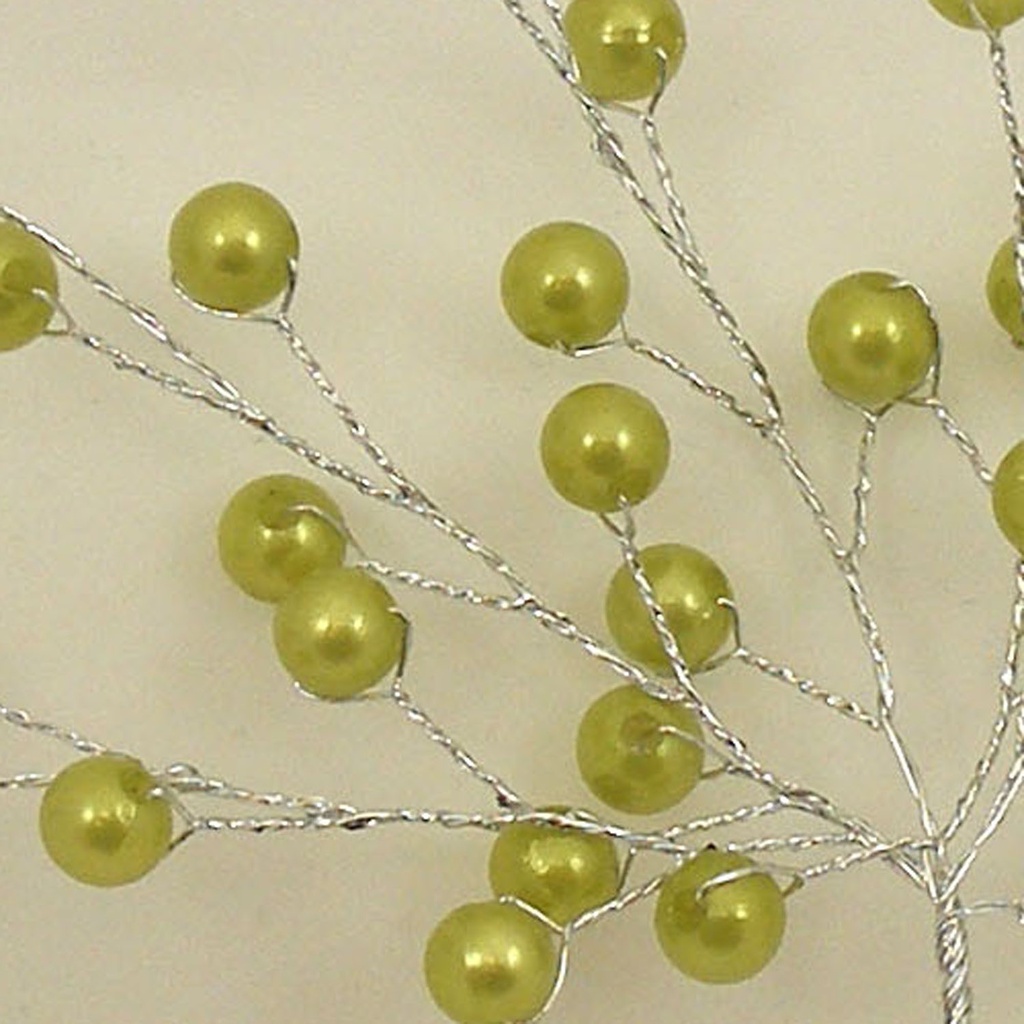 PEARL BEAD PICK 6.75"  LIGHT GREEN