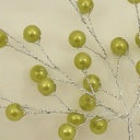 PEARL BEAD PICK 6.75"  LIGHT GREEN