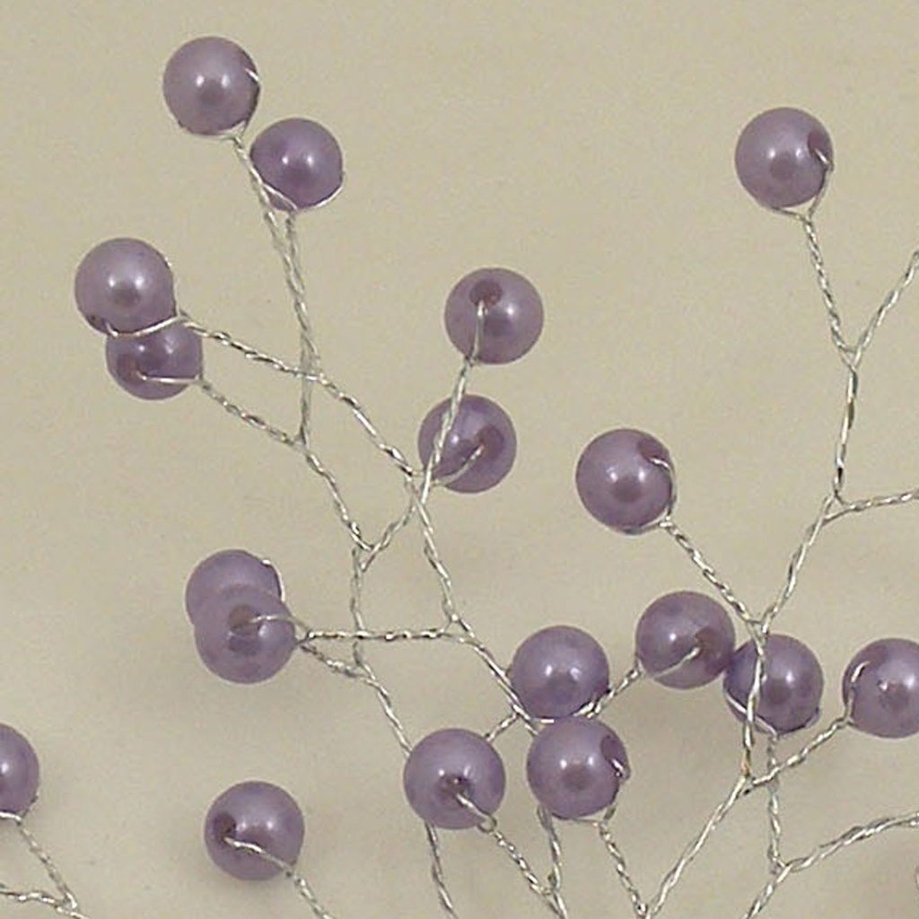 PEARL BEAD PICK 6.75"  LIGHT PURPLE