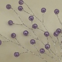 PEARL BEAD PICK 6.5"  LIGHT PURPLE