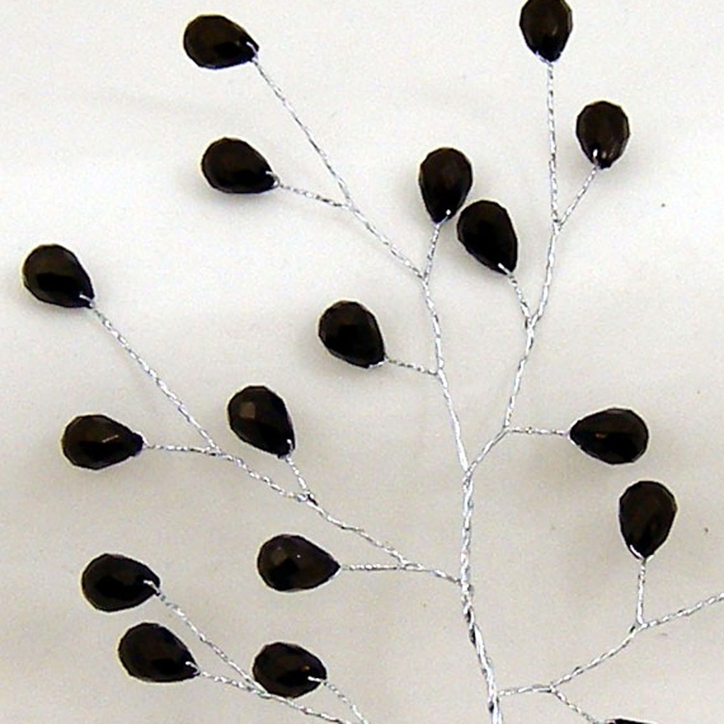 ACRYLIC BEAD PICK 8.5"  BLACK