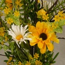 DAISY MIX SPRAY 20" YELLOW/WHT