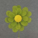 DAISY PICK BURLAP 19.5" OAL     8" dia GREEN