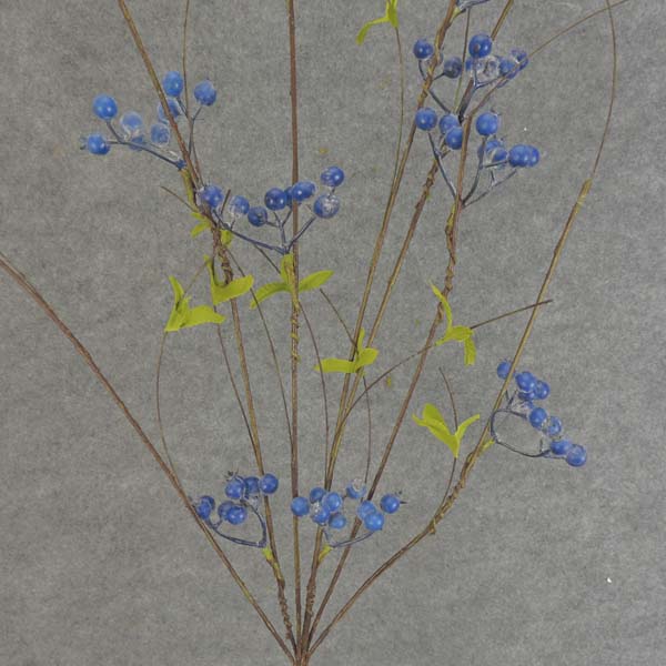 TWIG/BERRY SPRAY X7 32"  BLUE