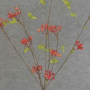 TWIG/BERRY SPRAY X7 32"  RED/ORANGE