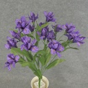 IRIS BUSH X9 18" SATIN  PURPLE