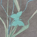 BUTTERFLY GRASS SPRAY 30&quot;  LIGHT BLUE