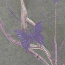BUTTERFLY GRASS SPRAY 30&quot;  PURPLE