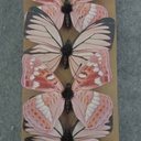 BUTTERFLY PRINTED 3" W/WIRE 6/BOX 2-AST PINK