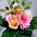 MIX ROSE/GERBERA BUNDLE  PINK