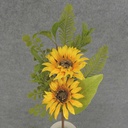 SUNFLOWER/GREENERY PICK X6 17"