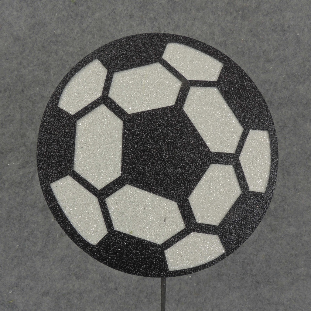 SOCCER BALL 6"dia W/14" PICK (6/BAG)