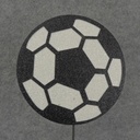 SOCCER BALL 6"dia W/14" PICK (6/BAG)