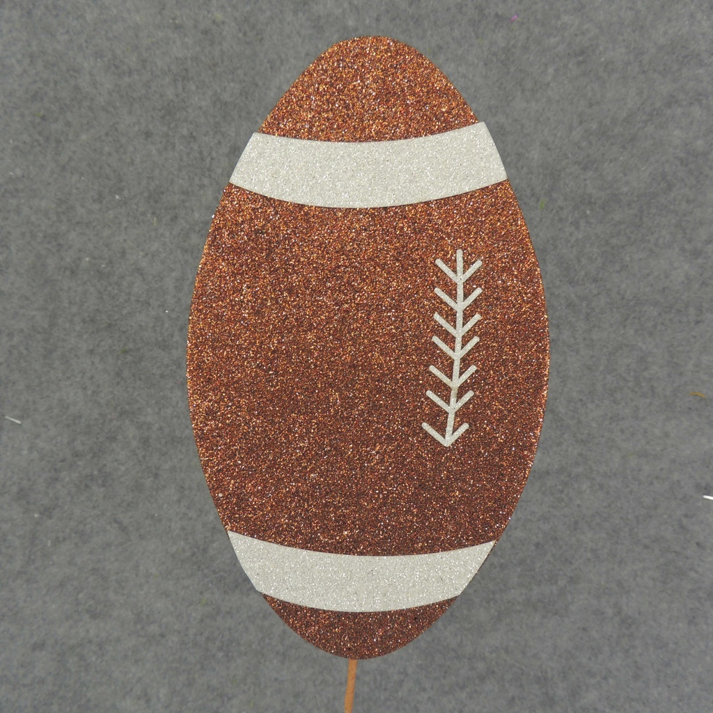 FOOTBALL 8" X 4.5" W/14" PICK (6/BAG)