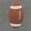 FOOTBALL 8" X 4.5" W/14" PICK (6/BAG)