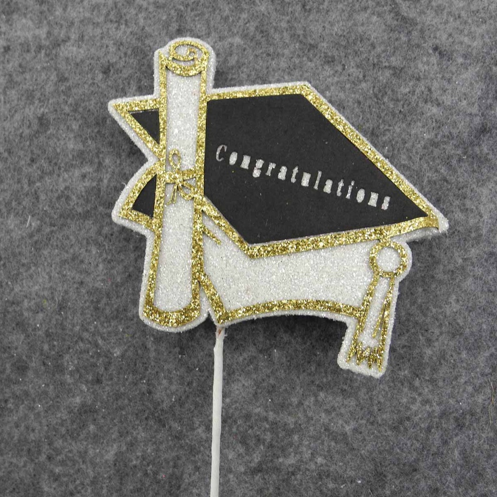 GRADUATION CAP PICK 17" (6/BAG)