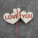 HEART "I LOVE YOU" PICK 16" (6/BAG) 