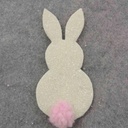 BUNNY PICK 18&quot; PINK/WHITE 