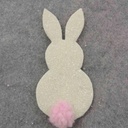 BUNNY PICK 18" PINK/WHITE 