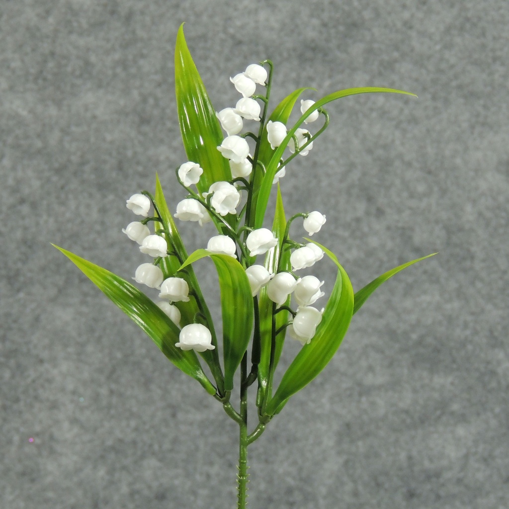 LILY OF THE VALLEY 9" PICK WHITE (12/BAG)