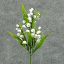 LILY OF THE VALLEY 9&quot; PICK WHITE (12/BAG)