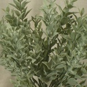 SEEDED FLOWER LEAF BUSH 11" (4/BAG) GREEN