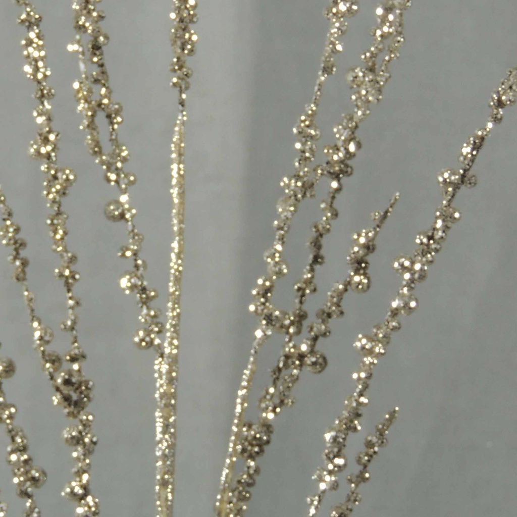 TWIG/BUBBLEBERRY GLITTER SPRAY 34" PLATINUM