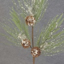 PINE SPRAY MIXED 31" CONES/GLITTER