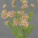 YARROW BUSH X6 22" PLASTIC  LIGHT PINK