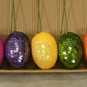 EGG W/ PICK EASTER (1 DZ/BOX) SEQUIN