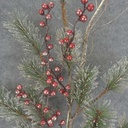 PINE SPRAY W/BERRIES&SNOW 29"  