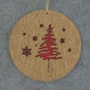 ORNAMENT CORK W/TREE 6"