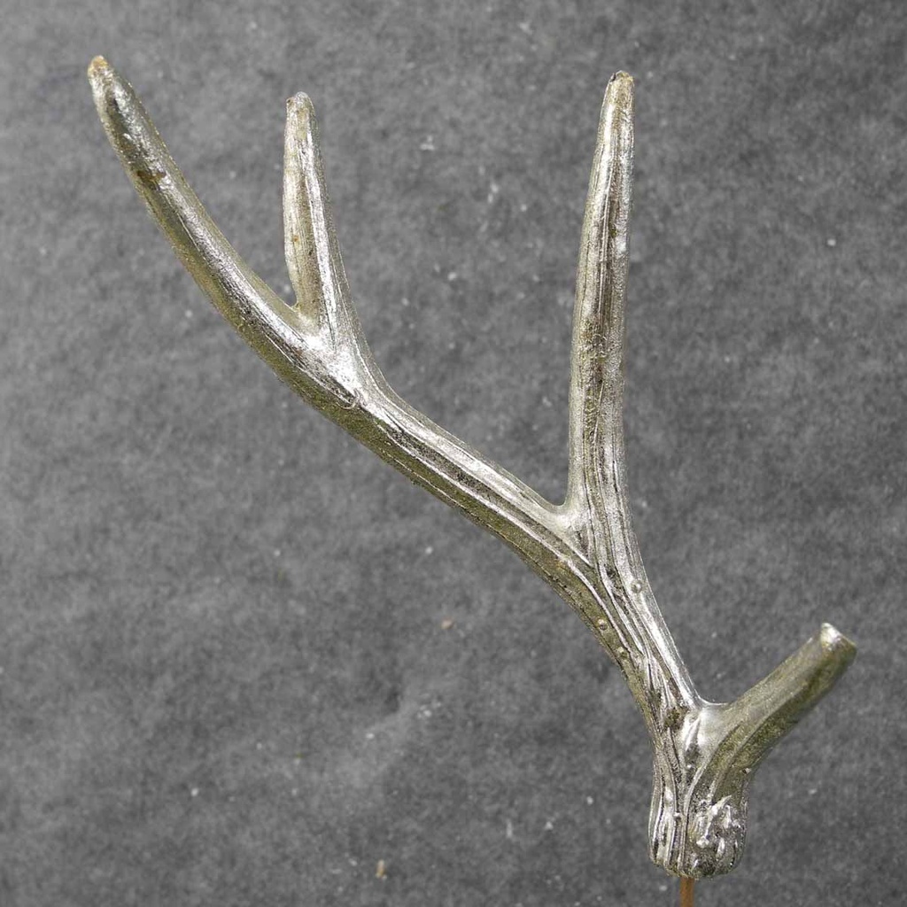 ANTLER 7.5" ON 8" PICK  SILVER