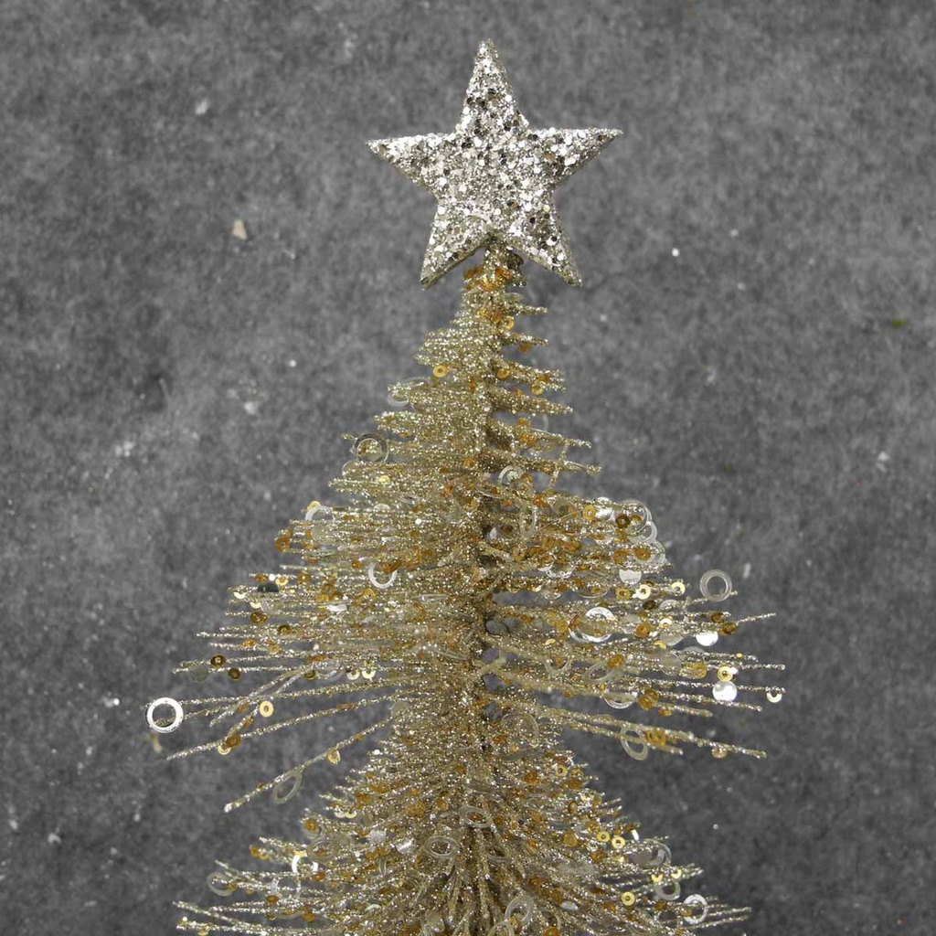 LARGE TREE TABLE TOP GLITTERED 17.5&quot;