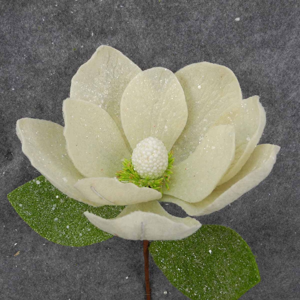 MAGNOLIA BLOOM PICK 14&quot; WHITE