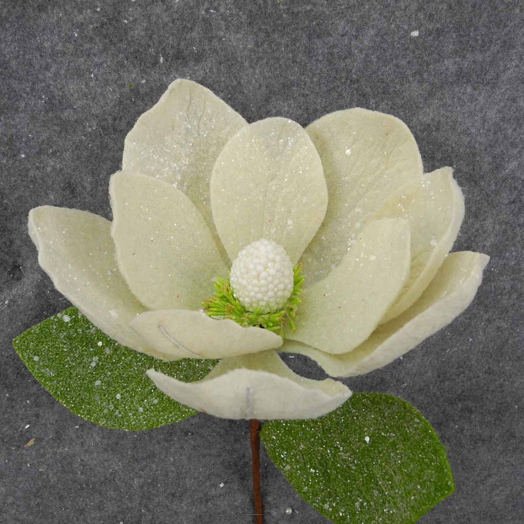 MAGNOLIA BLOOM PICK 14" WHITE