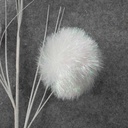 POM-POM/GRASS SPRAY X3 24" WHITE