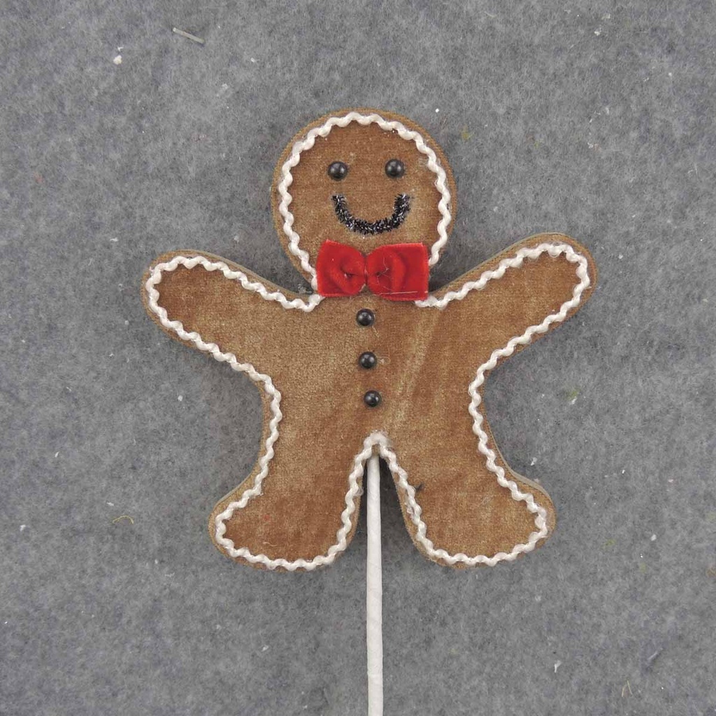 GINGERBREAD MAN PICK 20"