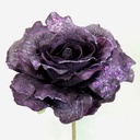 ROSE PICK W/GLITTER 6" BL/11" L  PURPLE