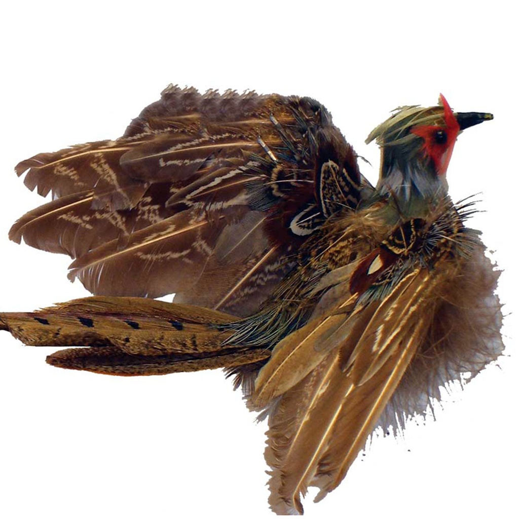 12" FLYING PHEASANT WITH FEATHERS