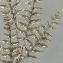 FERN GLITTER SPRAY 26"  CHAMPAGNE