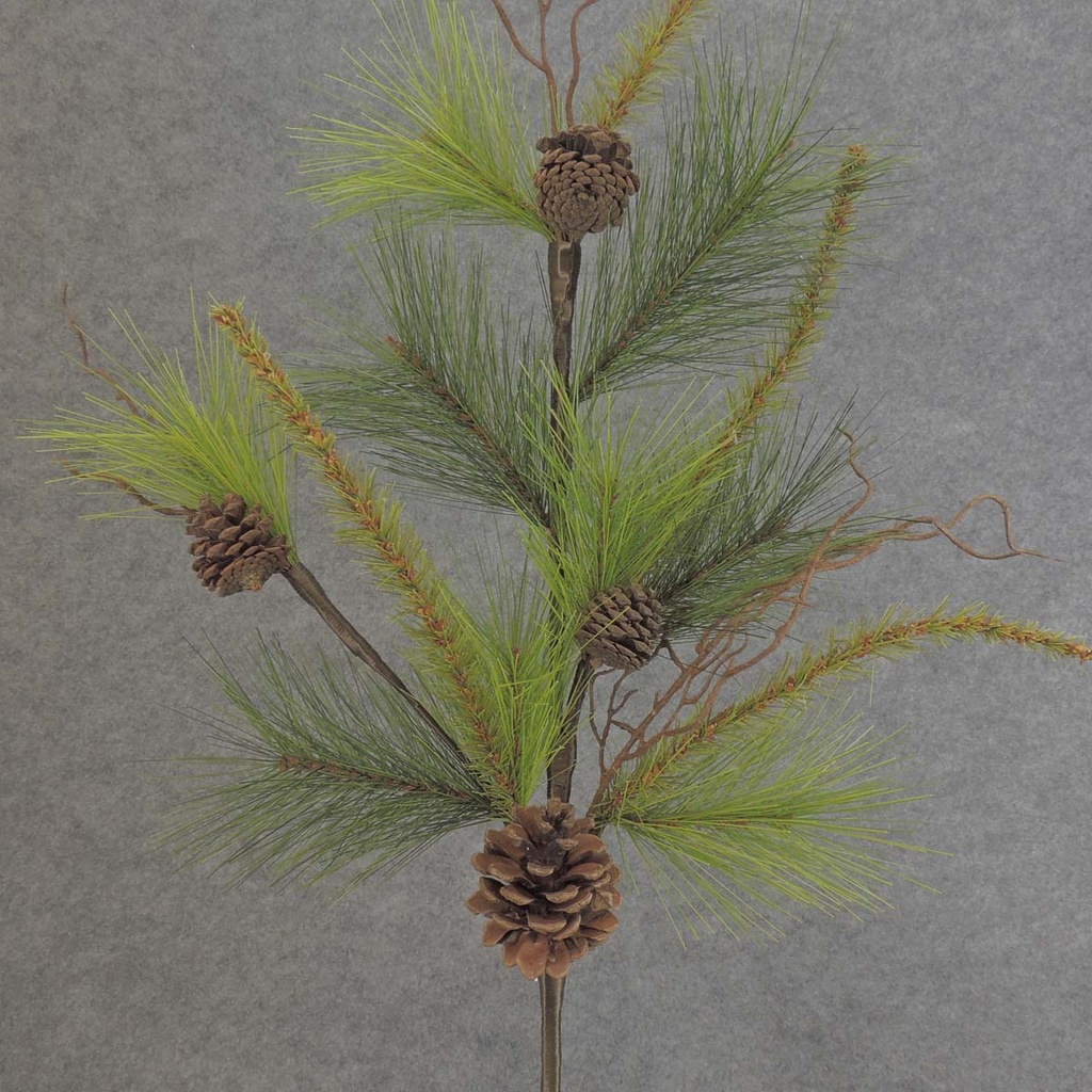 PINE MIXED SPRAY 30" W/CONES & TWIG