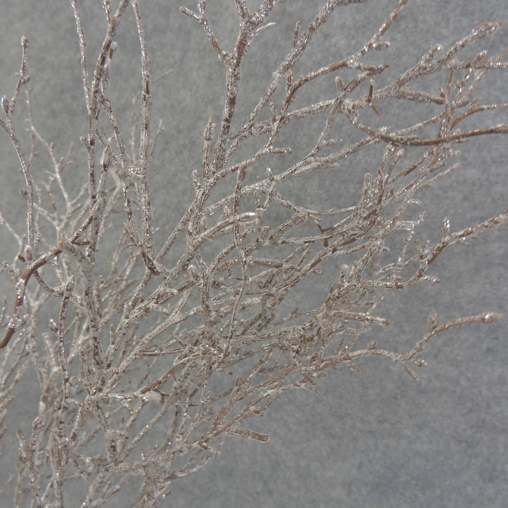 TWIG BUSH 20" X5 FROST/GLITTER