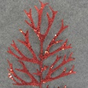 STAGHORN GLITTER SPRAY 20"       RED