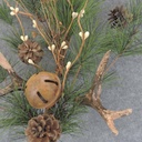 PINE SPRAY 28" ANTLERS/BELLS