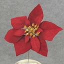 POINSETTIA PICK 8" DIA.   RED (12/BAG)