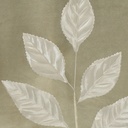 LEAF ROSE SATIN PICK 7.5"(6/BG)  WHITE