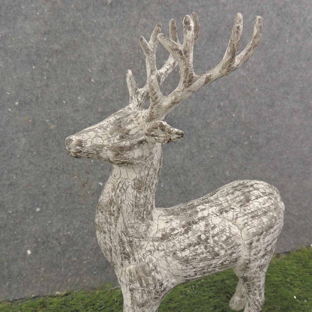 REINDEER STANDING 13" ART.BARK